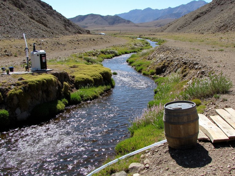 efficient off grid water use