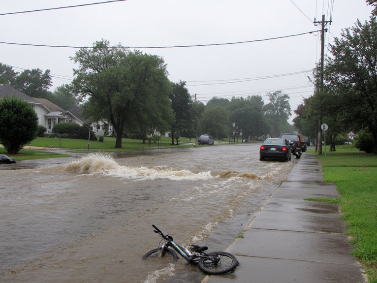 gradual flood damage progression