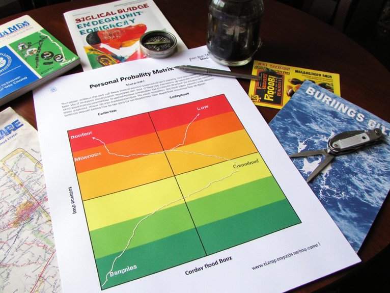 prioritize threats using matrix