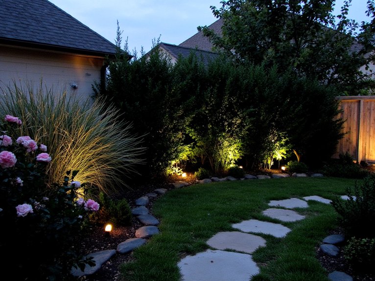 strategic landscaping deters intruders