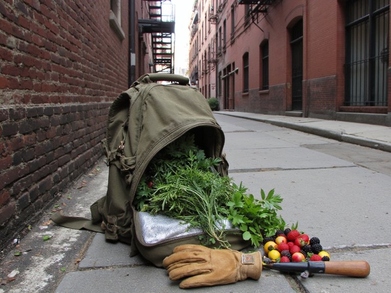 urban edible plant foraging